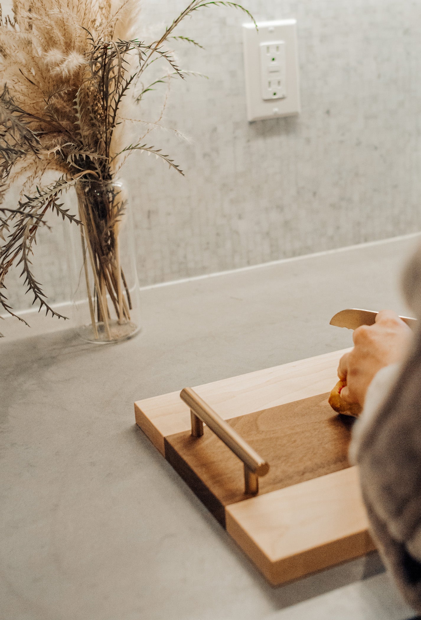 Organic Maple & Walnut Hardwood 18" X 10"
